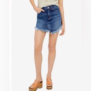 Free People Denim Mini Skirt